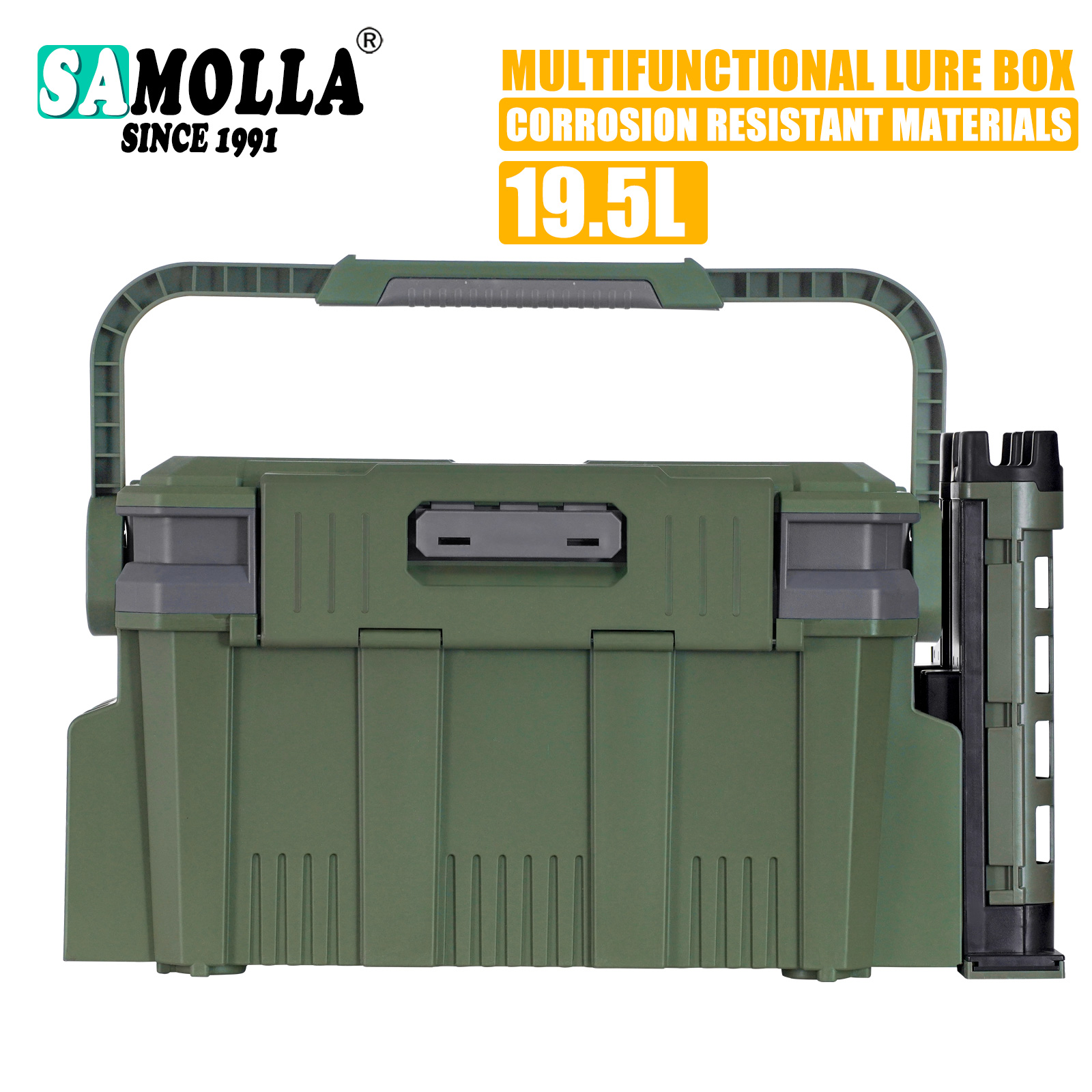 Quality Fishing Equipment - Grande boîte de pêche multifonctionnelle imbibée,