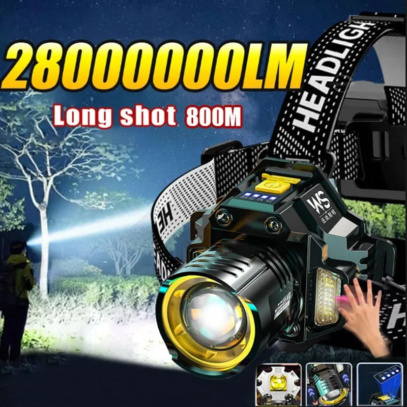Fishing Headlamp - Puissant phare LED capteur de mouvement