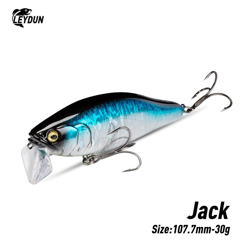 Quality Fishing Equipment - I-JACK Minnow leurres de pêche 107.7mm