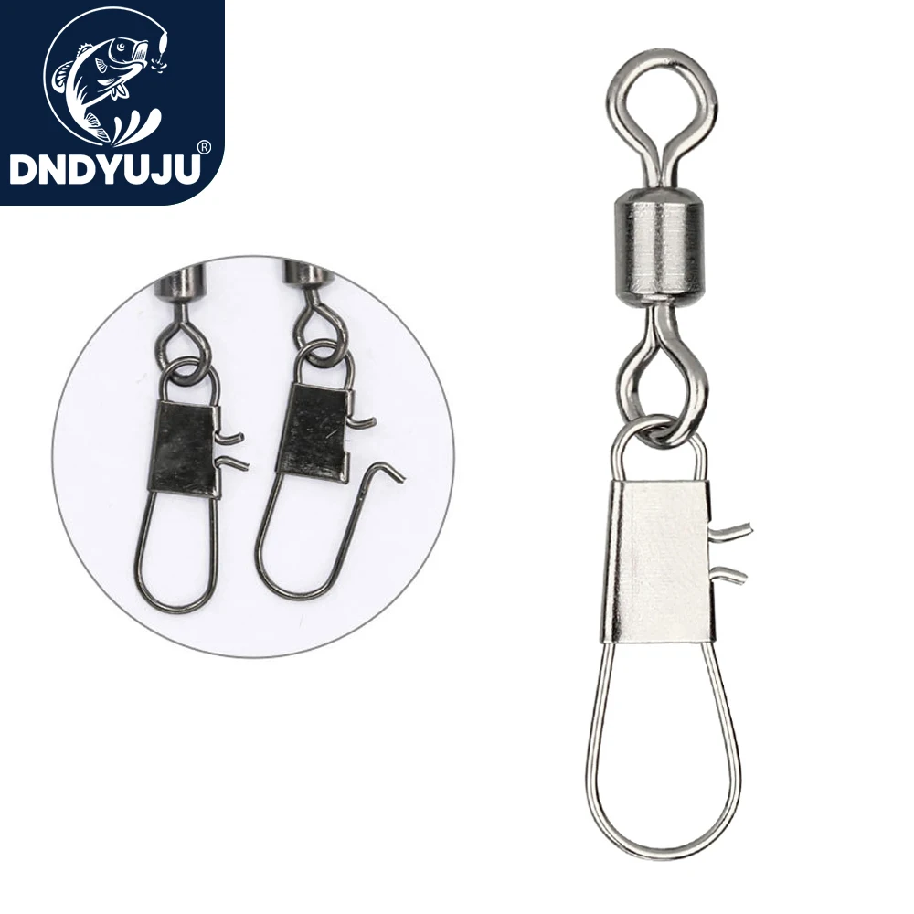 Fishing Quest - DNDYUJU 50pcs connecteur de pêche pivotant