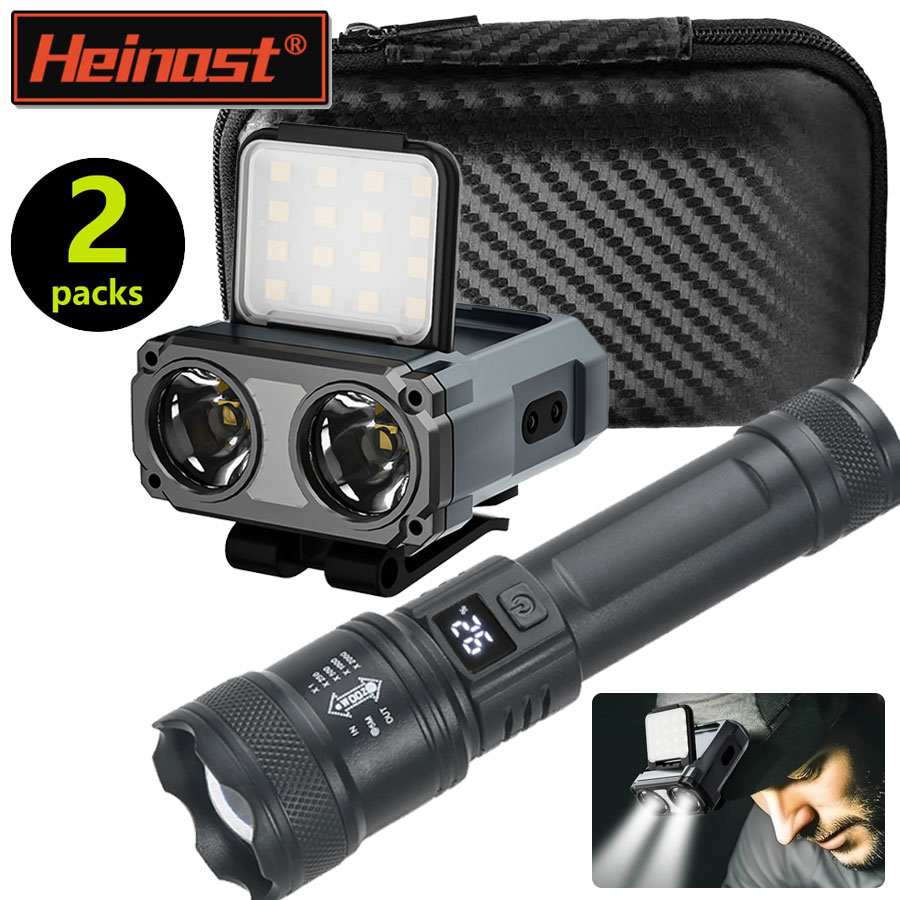 Fishing Headlamp - Mini lampe frontale Rechargeable Ultra lumineuse/lampe