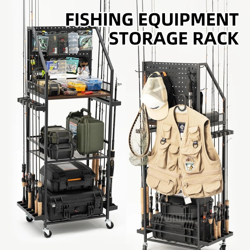 Fishing Quest - Support de rangement authentique pour cannes