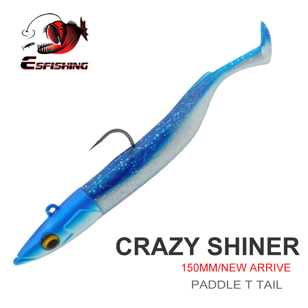 Quality Fishing Equipment - ESFISHING Leurre Souple Crazy Paddle Tail