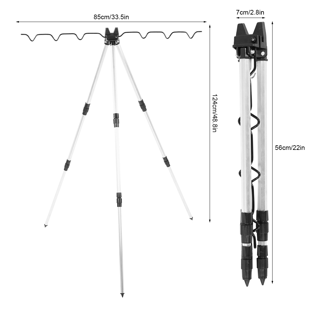 Supports de trépied pour canne - Fishing Rod Pod avis et prix