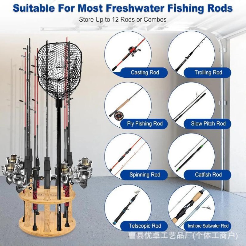 Support de rangement rotatif m - Fishing Rod Pod avis et prix