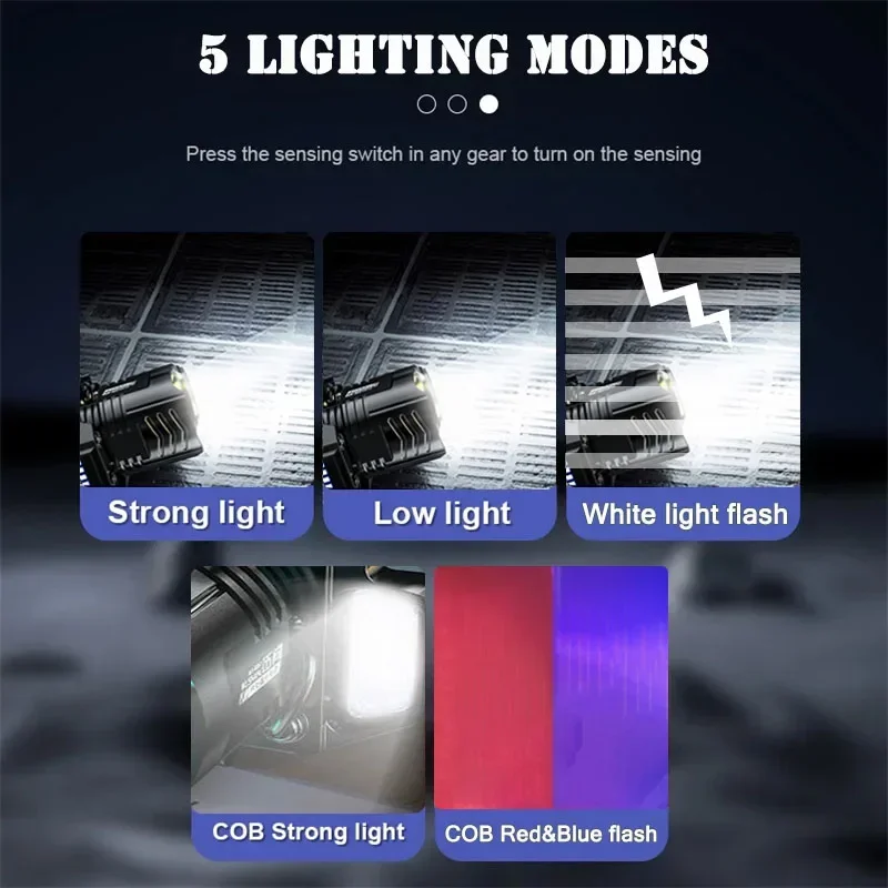 Puissant phare LED capteur de  - Fishing Headlamp avis et prix