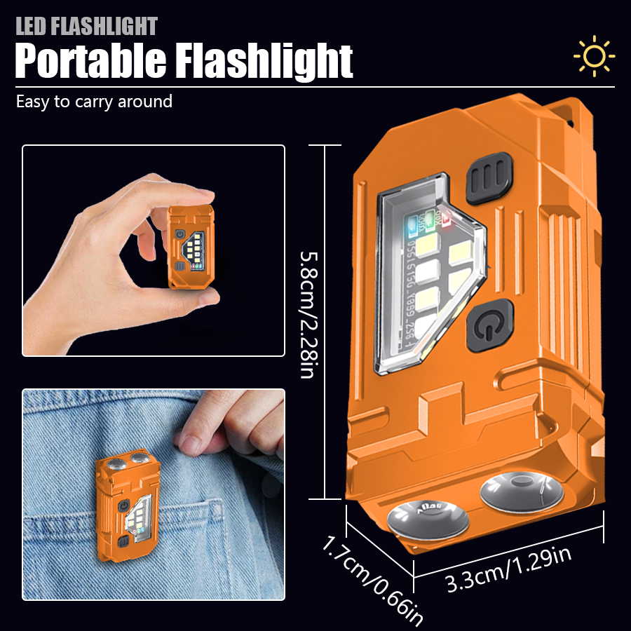 Mini lampe torche EDC recharge - Fishing Headlamp avis et prix